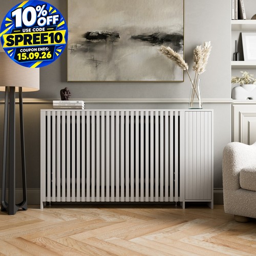 Radiator cover white - cover,