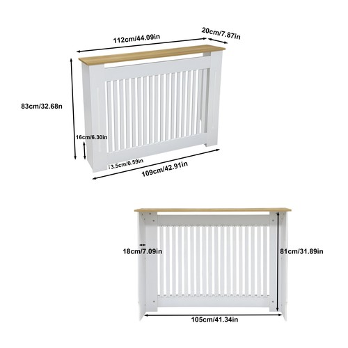83cm radiator cover modern mdf - radiator,