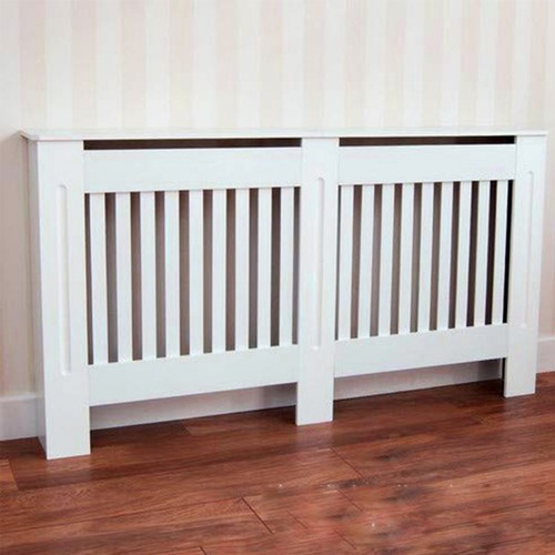 Modern gloss white radiator - gloss,