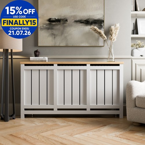 Radiator cover white modern - white,