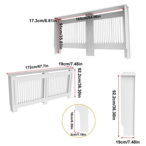 Extra tall 100cm radiator - extra, 92/100cm