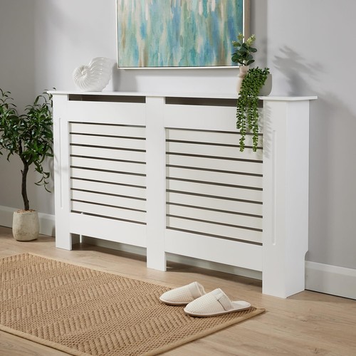 Large white radiator cover - radiator,
