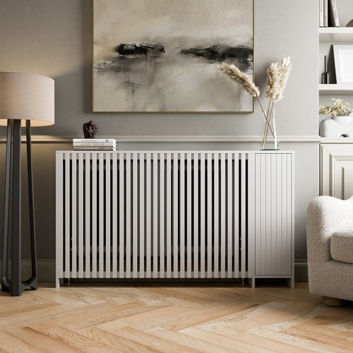 Radiator cover white - radiator, modern