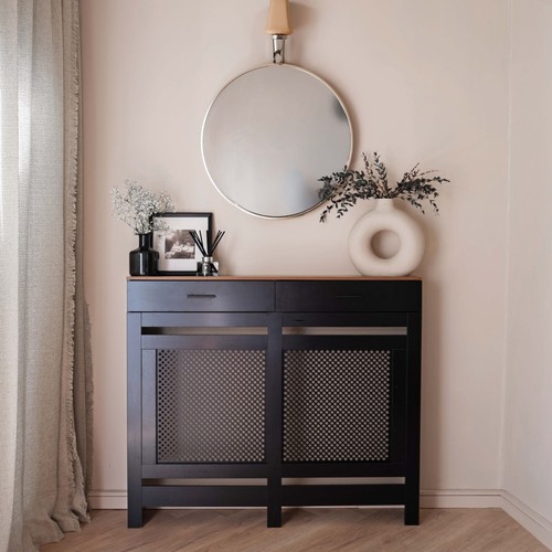 Radiator cover mdf wood grill - cover,