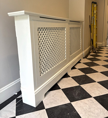 White rectangular wooden - white,