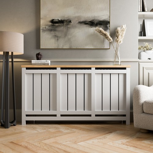 Radiator cover white modern - radiator,