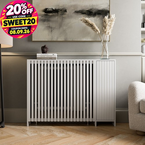 Radiator cover white - radiator, modern