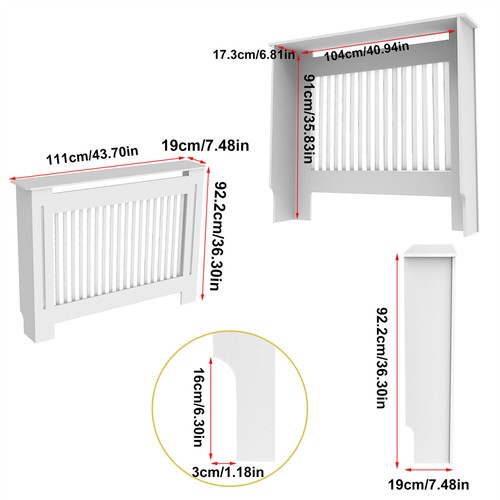 92cm tall radiator cover - 92cm, xl