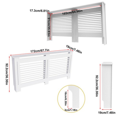 Radiator cover cabinet - s-xl,