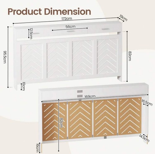 Radiator cover with - radiator, drawers