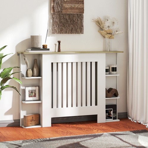 Radiator cover with open - cover,