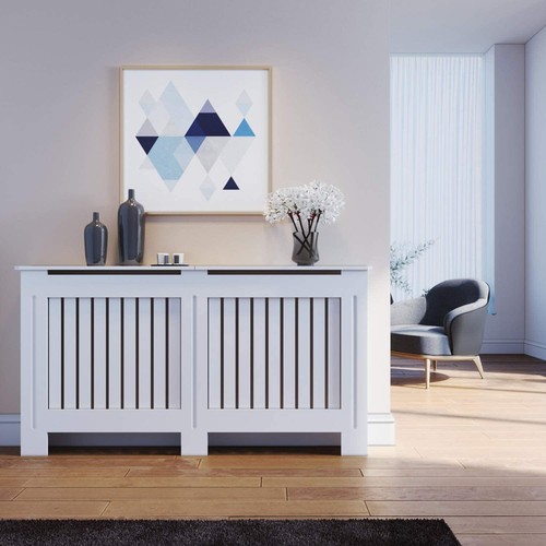 Radiator cover white - cover,