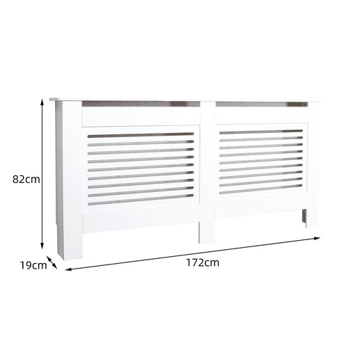 Mondeer white radiator cover - white,