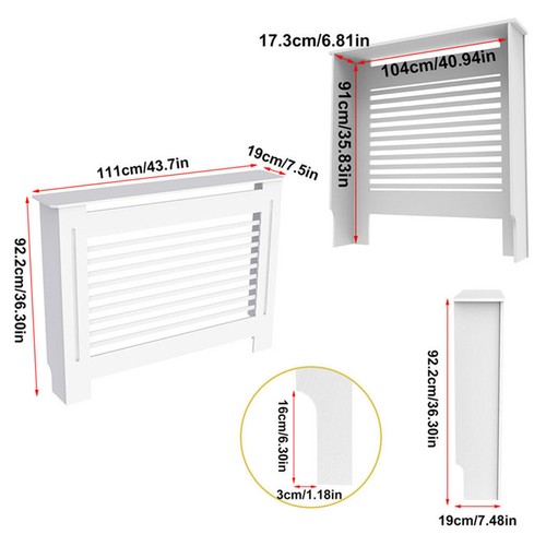 Wisfor 100cm tall radiator - wisfor, 92/100cm