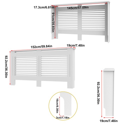 92cm high radiator - 92cm,