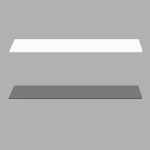 White grey painted radiator - grey,
