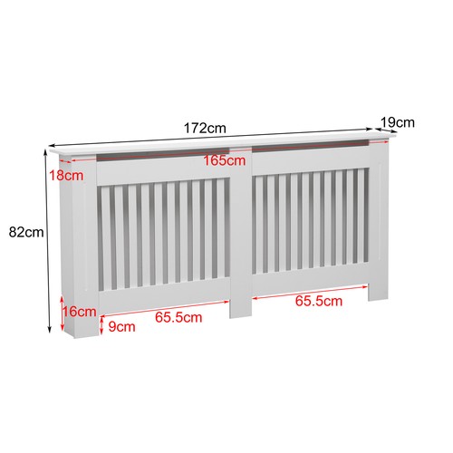 Wooden radiator cover - s-xl,