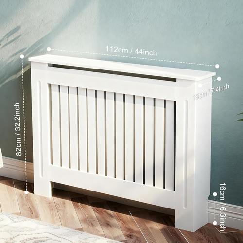 White radiator cover modern - radiator,