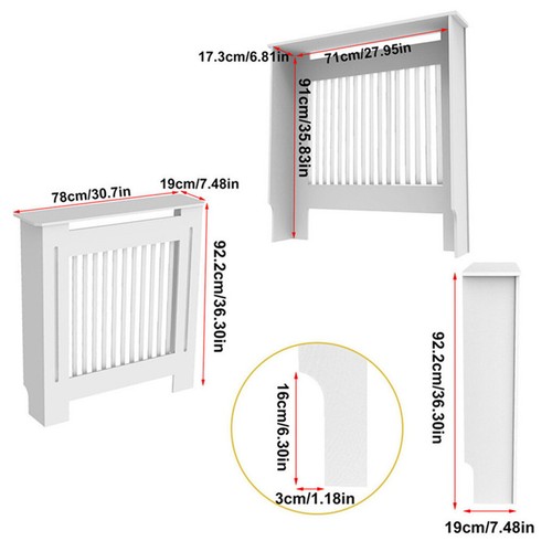 101cm radiator cover - 92/101cm,