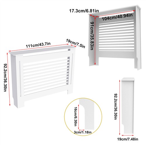 92cm 100cm tall radiator - xl,