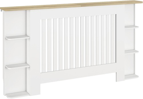 Homcom radiator cover with - homcom,