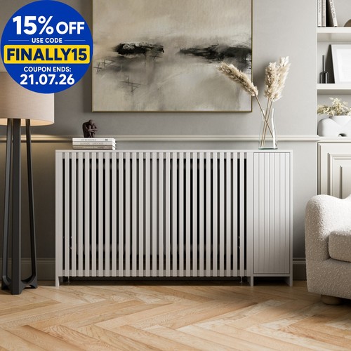 Radiator cover white - cover, modern