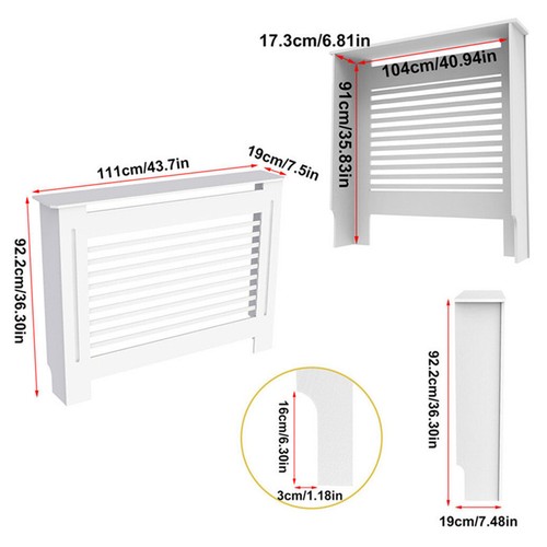 Radiator cover cabinet - s-xl,