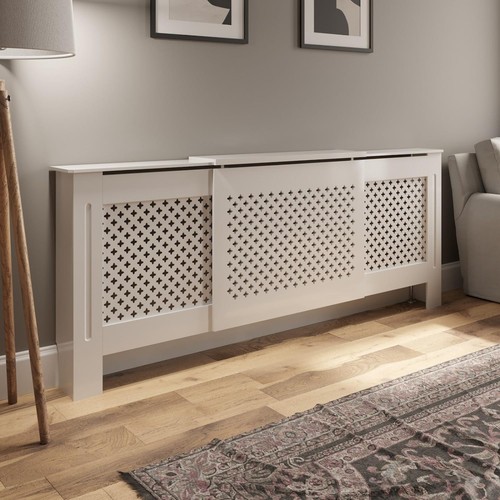 White radiator cover - radiator,