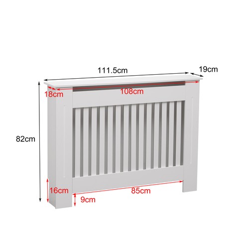 Wooden radiator cover - s-xl,