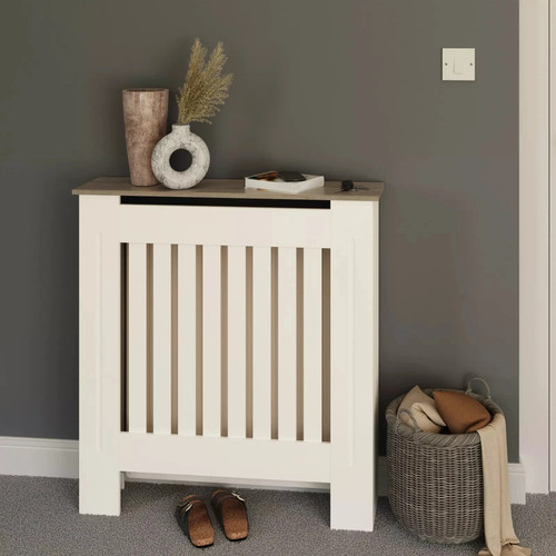 Small white radiator cover - radiator,