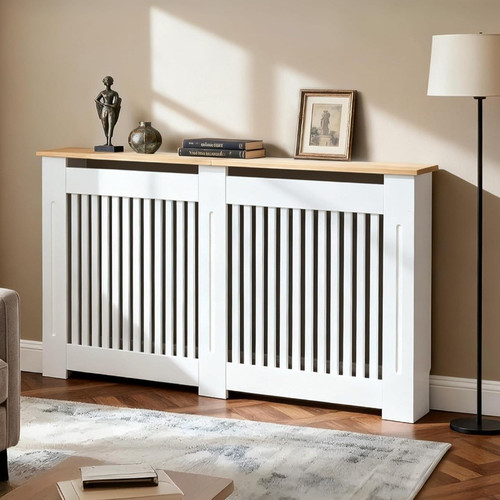 White wood radiator - wood,
