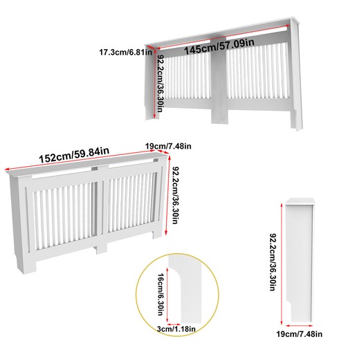 92cm 100cm tall radiator - xl,
