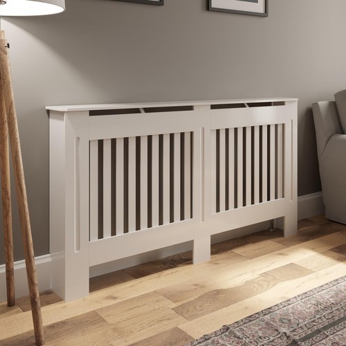 White radiator cover - radiator, grill