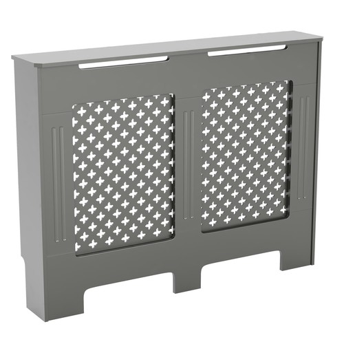 White radiator cover - white, shelf